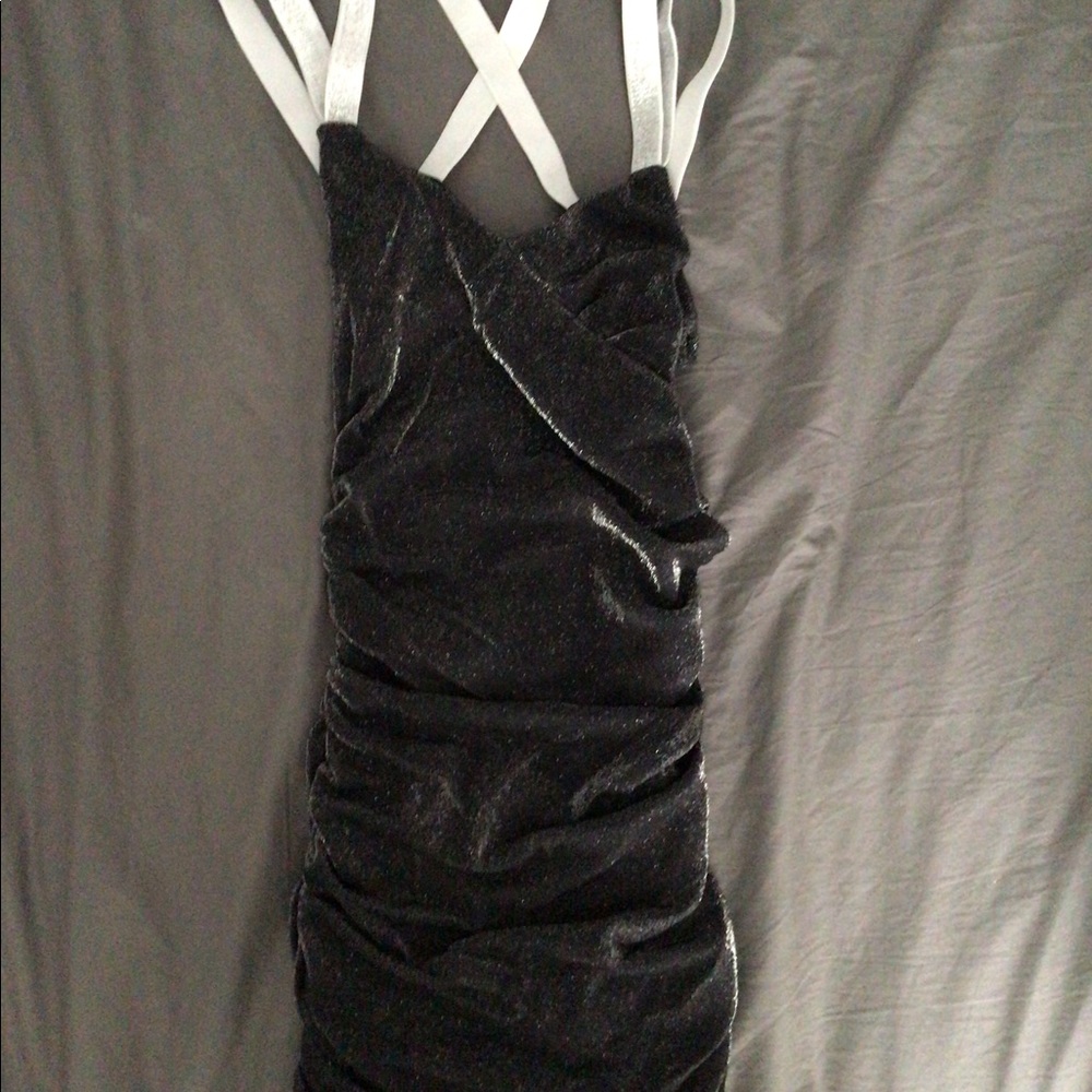 Sparkly black dress